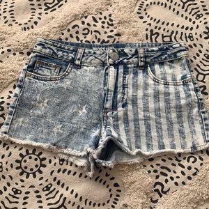Light Wash Denim Shorts